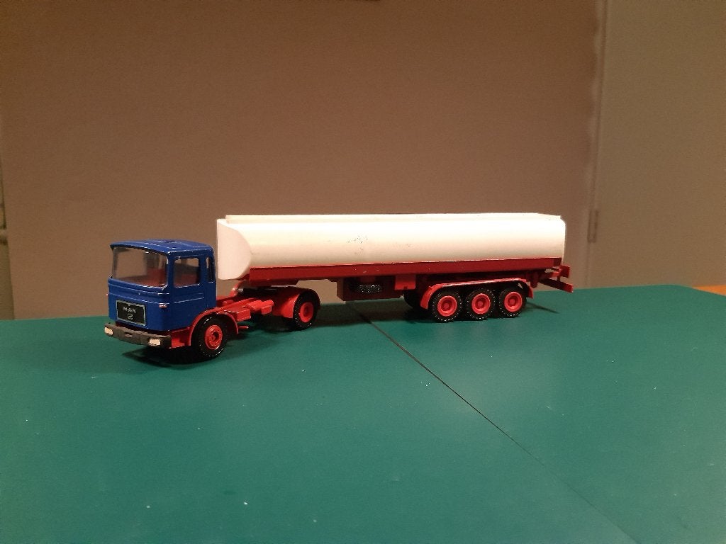 Conrad MAN FS trekker met tankoplegger ., Ophalen of Verzenden, Gebruikt, Bus of Vrachtwagen, Conrad