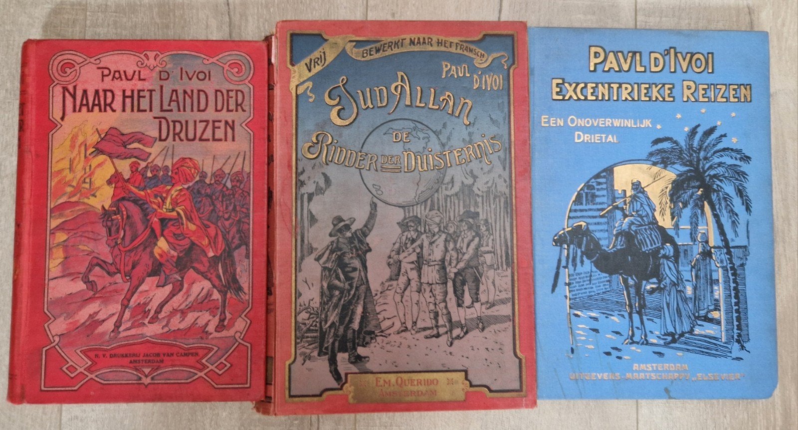 3 Paul d'Ivoi Boeken., Ophalen of Verzenden, Gelezen, Paul d'Ivoi, Europa overig