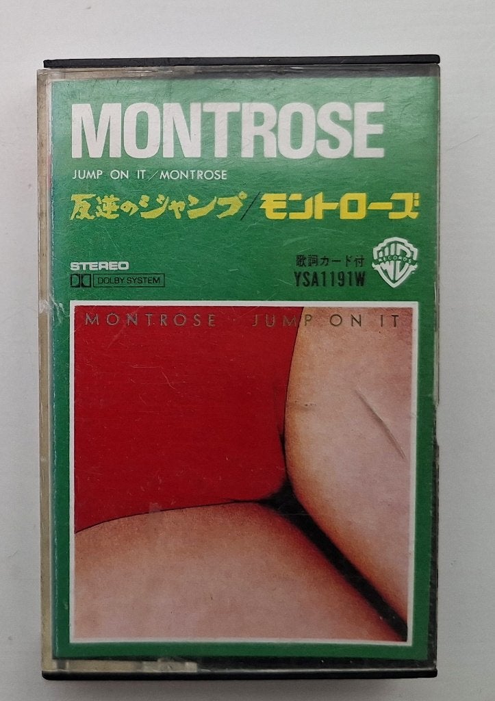 Montrose - Jump On It - vintage Japan cassette tape 1976, Gebruikt, 1 bandje, Ophalen of Verzenden, Origineel