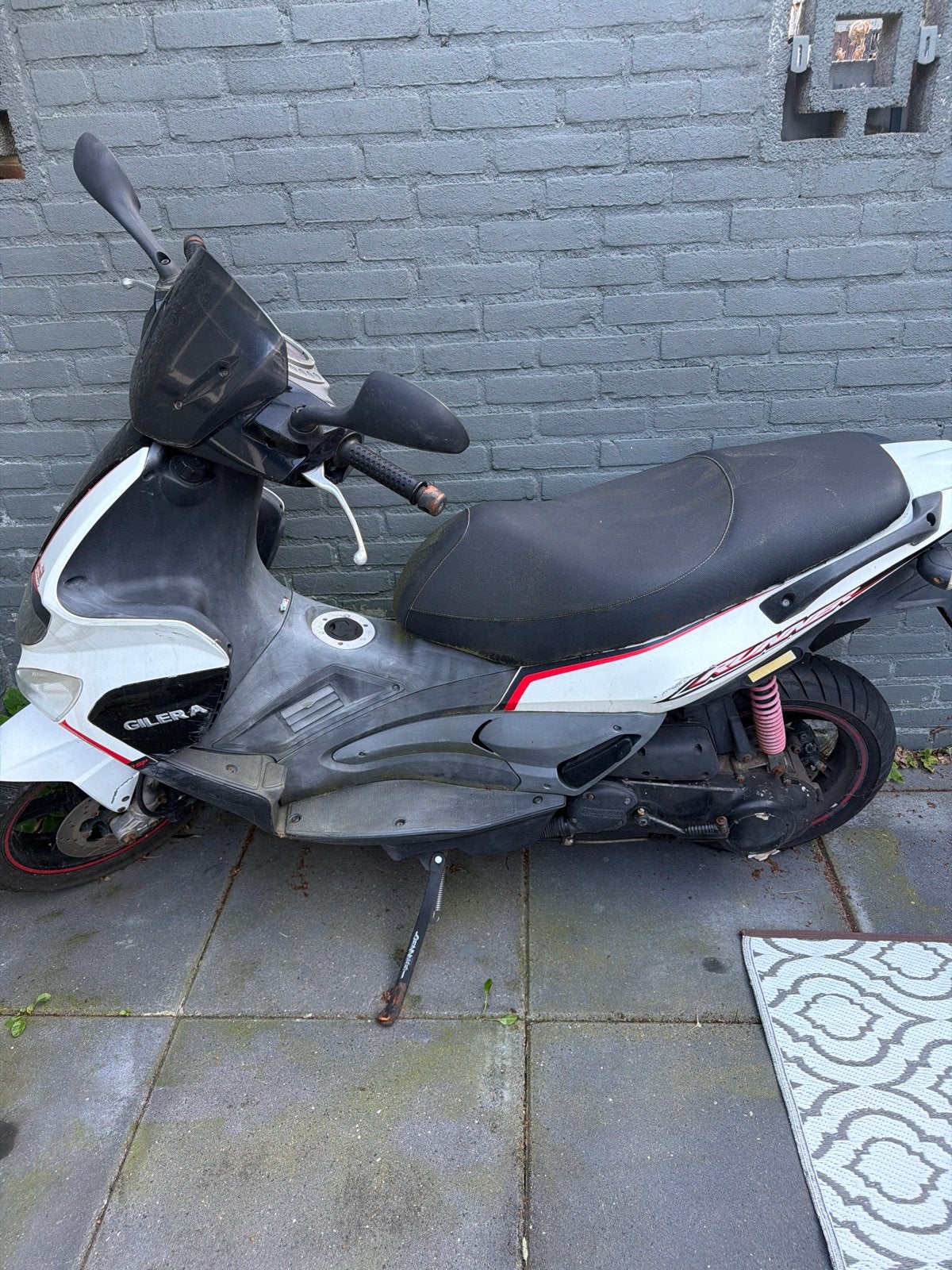 Gilera Runner 50cc Malossi - Start niet, moet afgesteld, Fietsen en Brommers, Brommers | Overige merken, Gebruikt, Ophalen of Verzenden