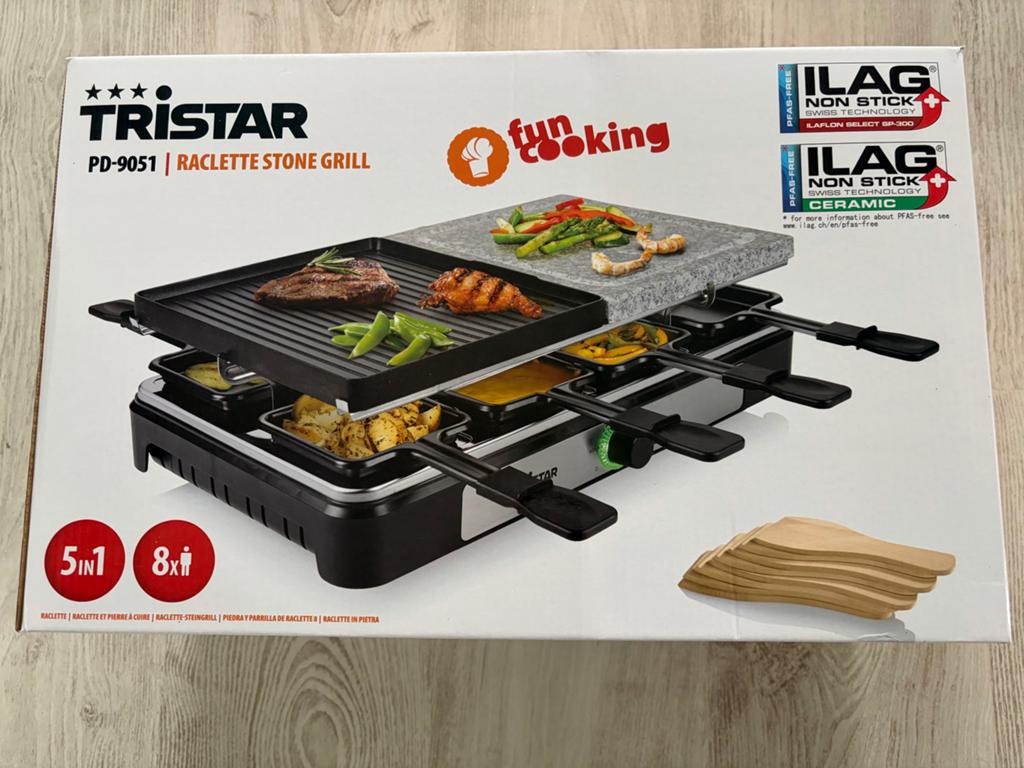 Gourmetset met steen grill - 8 personen - Nieuw, Ophalen, Nieuw, 8 personen of meer