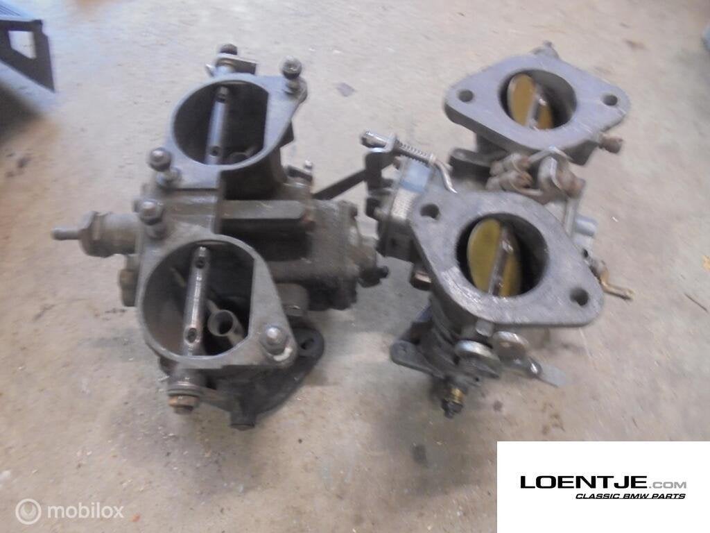 set dubbele solex caburateurs BMW 02 ti 2002 m10, Auto-onderdelen, Brandstofsystemen, Gebruikt, Ophalen of Verzenden, BMW, BMW