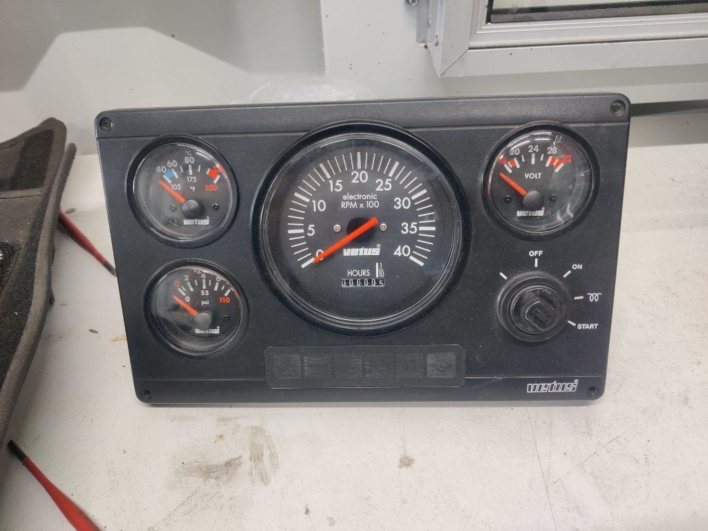 Nieuw! Vetus motorpaneel Retro, Ophalen of Verzenden, Nieuw, Motor en Techniek, Zeilboot of Motorboot