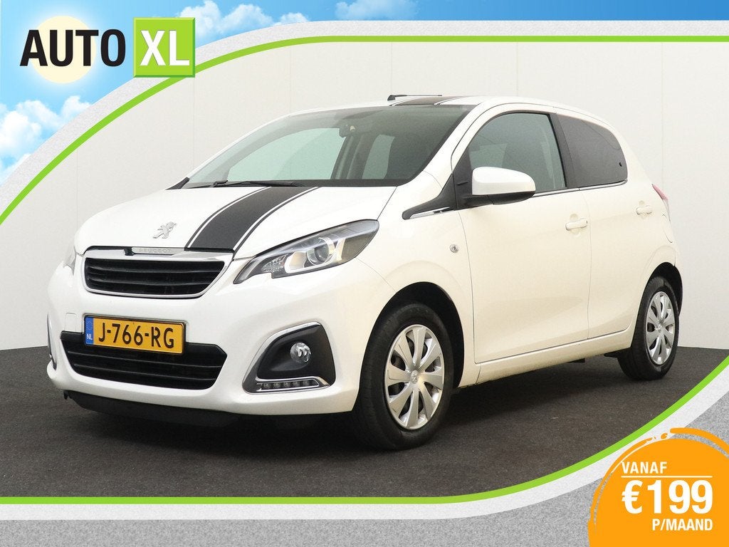 Peugeot 108 1.0 73 PK e-VTi Sport Camera Carplay LED, Auto's, Peugeot, Voorwielaandrijving, Stof, Gebruikt, 4 stoelen