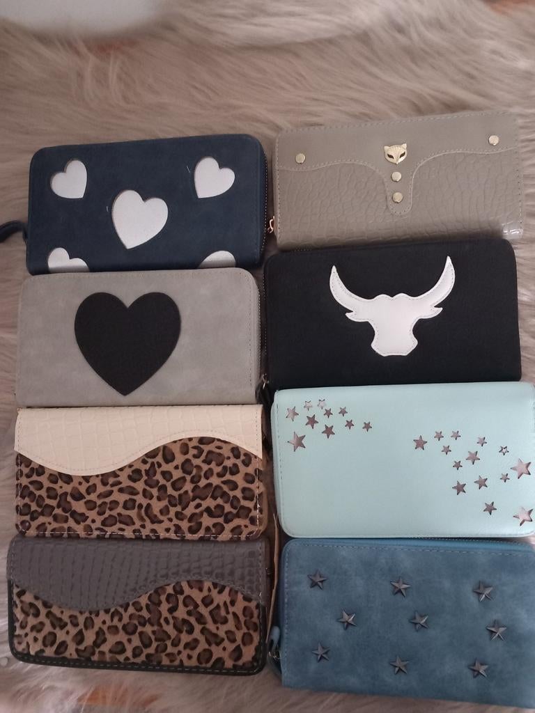 SALE 8 portemonnees nieuw, Ophalen of Verzenden, Nieuw