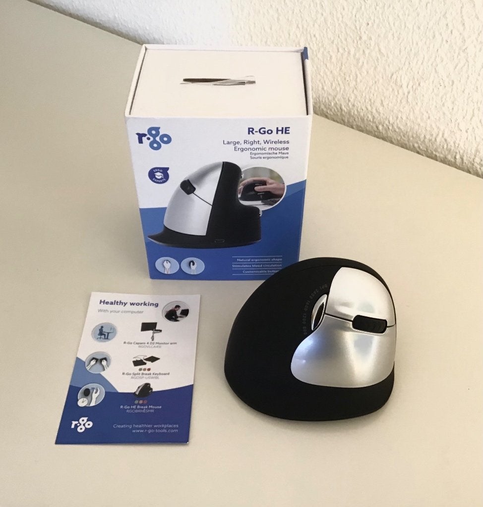 Ergonomische muis R-Go He, Rechtshandig, Muis, Ergonomisch, Nieuw
