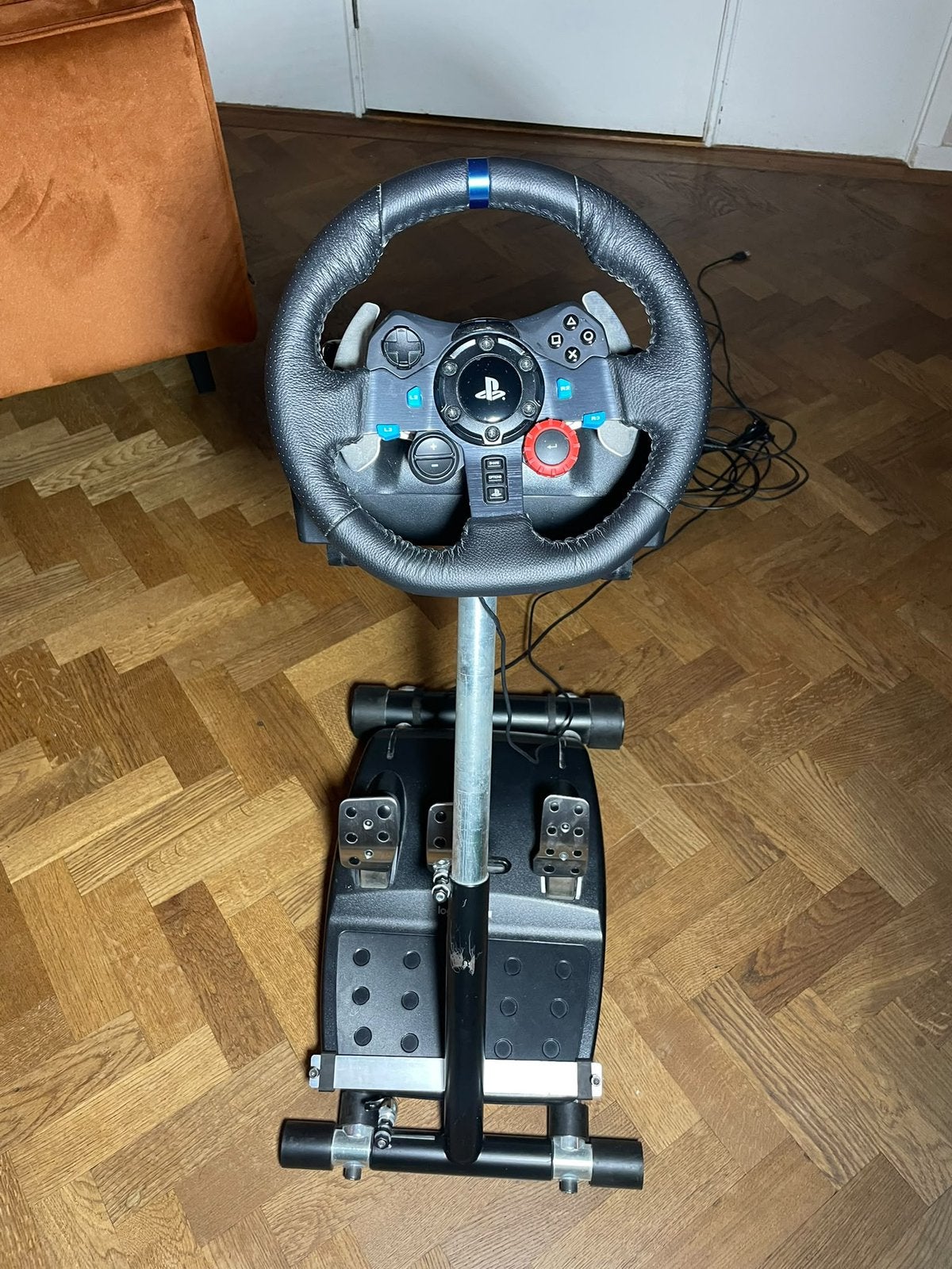 G29 logitech stuur+ pedalen ps4/ps5/pc, Ophalen of Verzenden, Gebruikt, Stuur of Pedalen, PlayStation 4