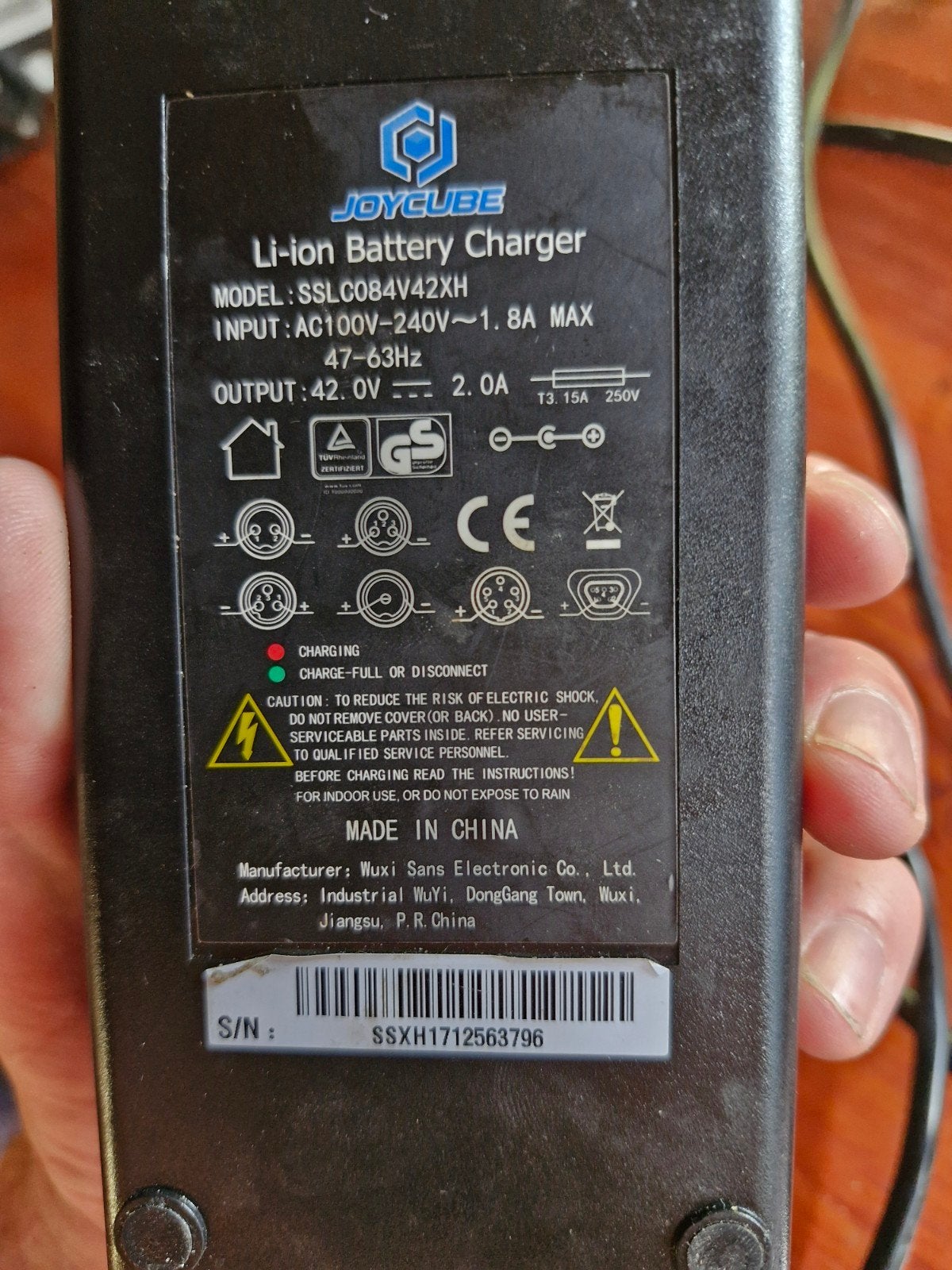Stella Joycube Li-ion Batterijlader SSL084V42XH, Fietsen en Brommers, Fietsaccessoires | Fietsaccu's, Ophalen of Verzenden