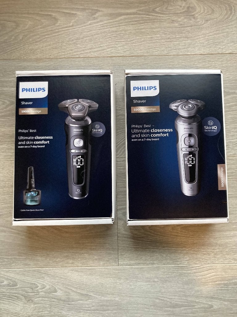 Scheerapparaat Philips S9000 Prestige (Nieuw!) Zwart/ Zilver, Witgoed en Apparatuur, Persoonlijke-verzorgingsapparatuur, Ophalen of Verzenden