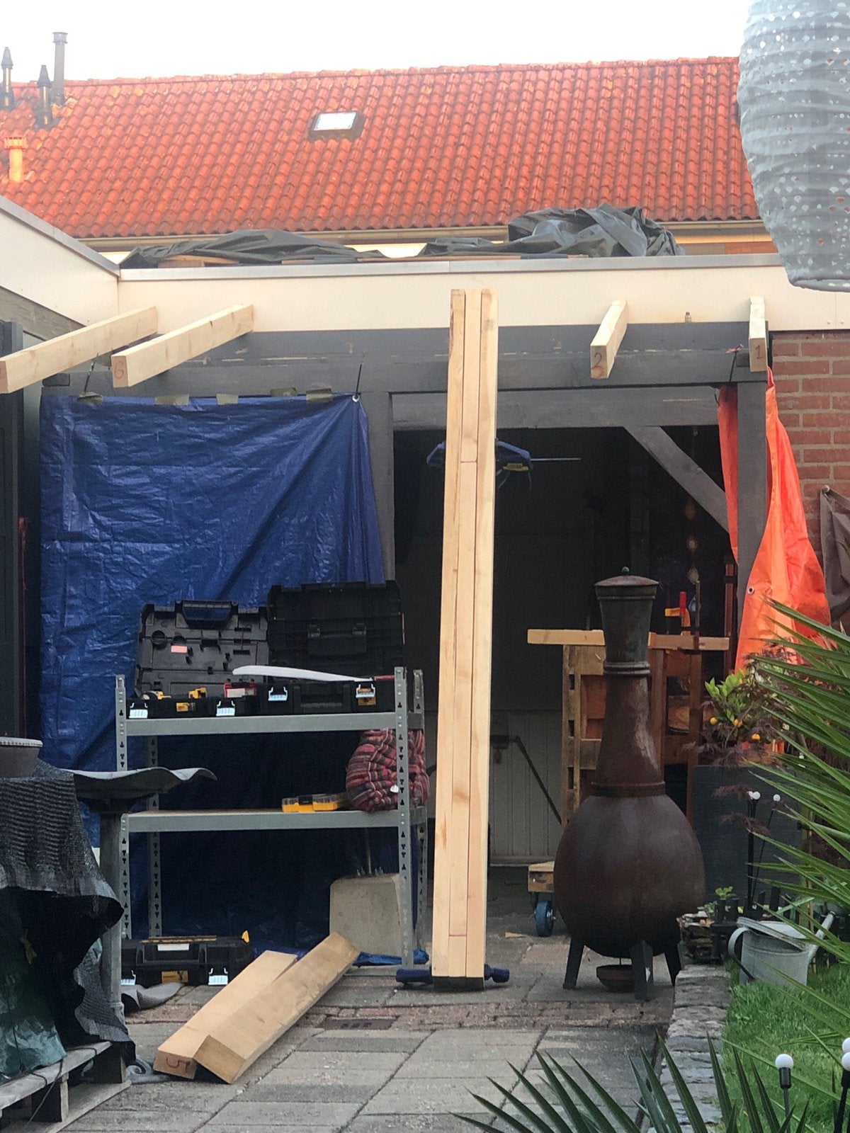 Gezocht : Dakpanplaten, Ophalen, Zo goed als nieuw