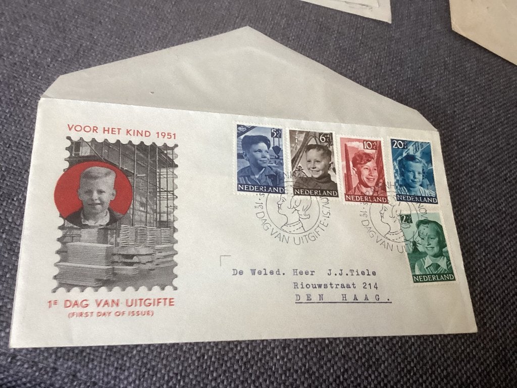 No3094 E6 gelopen Den Haag Nederland jaargangen fdc 1963, Postzegels en Munten, Verzenden, Beschreven, Nederland