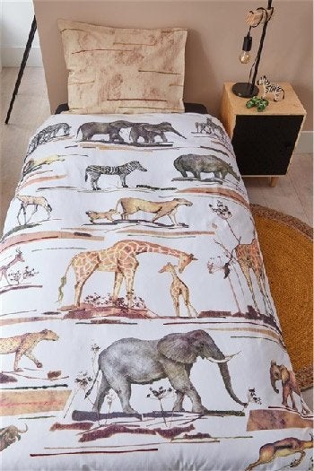 Dekbedovertrek Overtrek Big Five Safari Dieren Beddinghouse, Jongetje of Meisje, Nieuw, Ophalen of Verzenden, Info@beddinghouse.com
