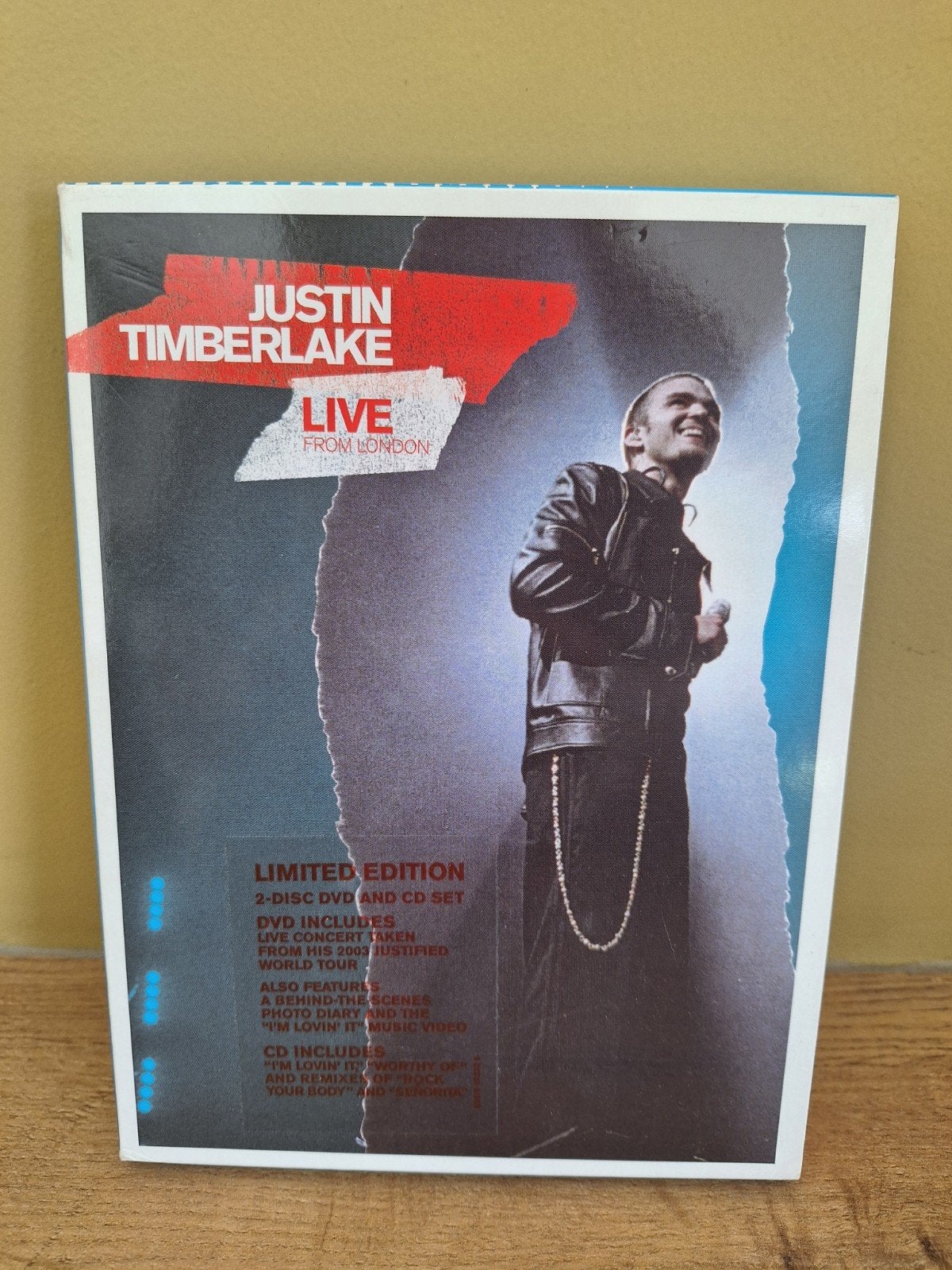 Justin Timberlake - Live From London (Limited Edition DVD+CD, Ophalen of Verzenden, Zo goed als nieuw, Boybands & Girlbands