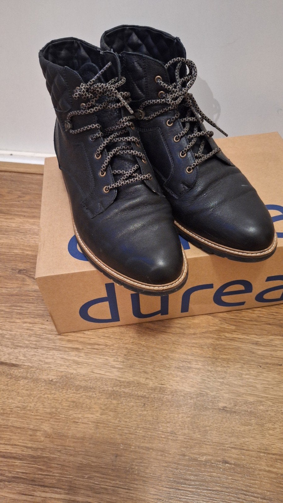 durea laarsjes maat 7k, Kleding | Dames, Schoenen, Ophalen of Verzenden, Zo goed als nieuw, Zwart