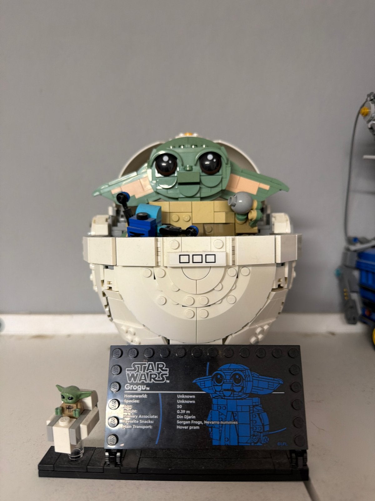 LEGO Star Wars Grogu (Baby Yoda) set 75318, Ophalen, Zo goed als nieuw, Overige merken