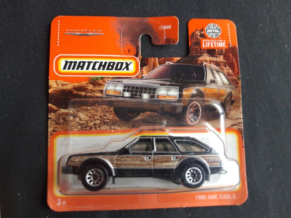 Matchbox AMC Eagle '80 - nieuw in blister op kaart, Ophalen of Verzenden, Zo goed als nieuw, Auto