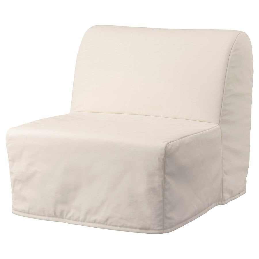 Ikea Slaapfauteuil logeerbed, Huis en Inrichting, Fauteuils, Ophalen, Modern, Scandinavisch, 75 tot 100 cm, Zo goed als nieuw