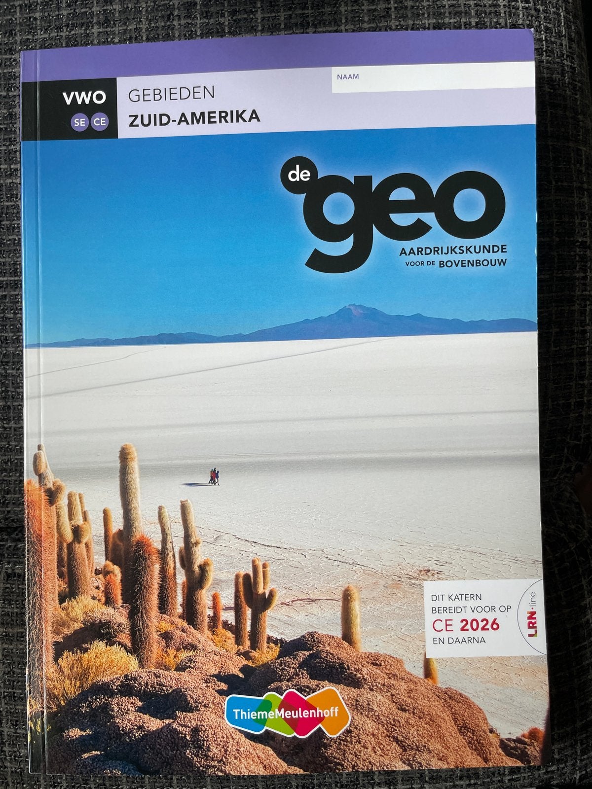 De Geo VWO Gebieden Zuid-Amerika Aardrijkskunde Nieuw, Ophalen of Verzenden, Gamma, Nieuw