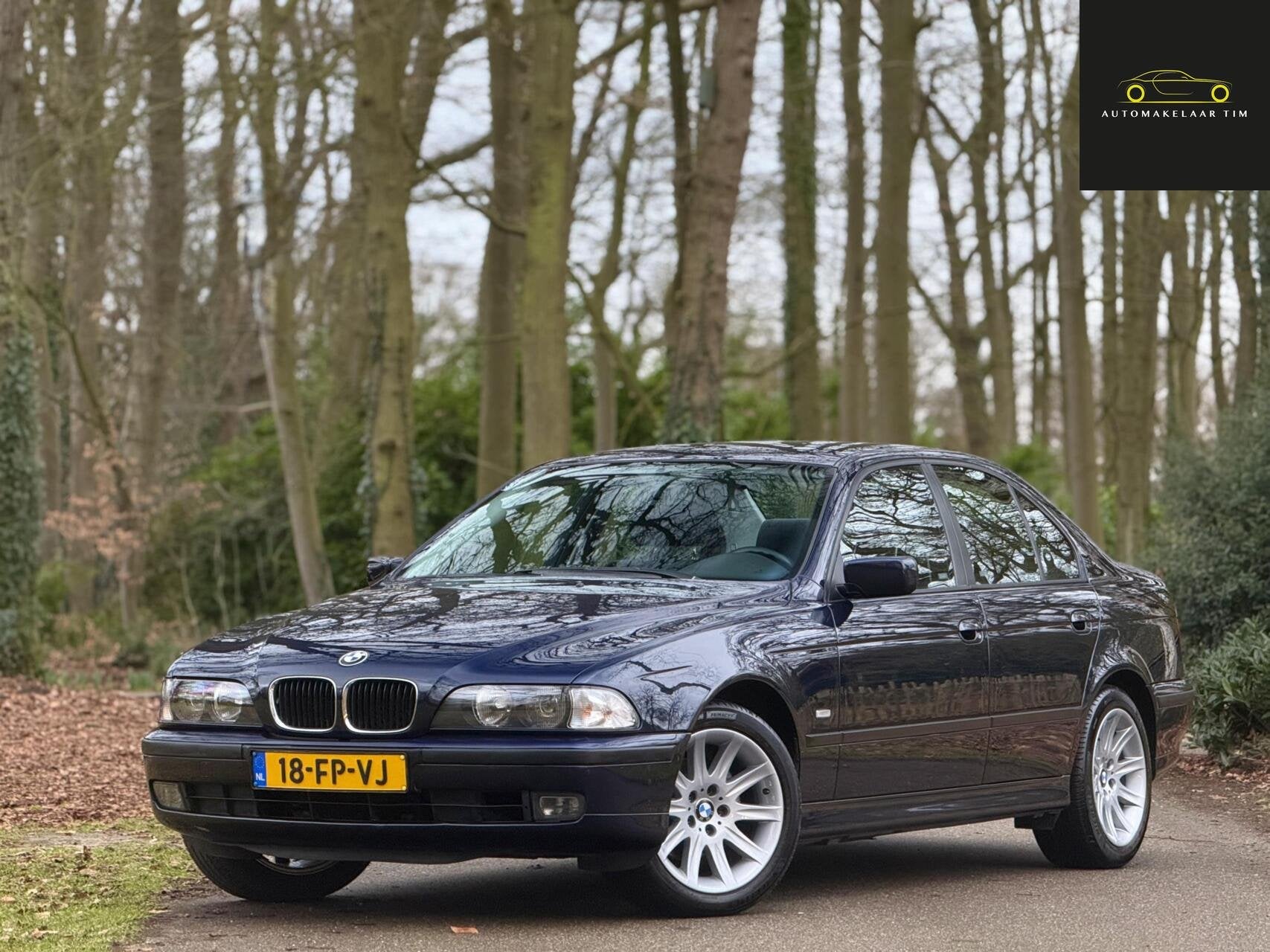 BMW 5-serie 520i Executive / OrigNL / 2e Eig / Youngtimer, Auto's, BMW, Achterwielaandrijving, Gebruikt, 150 pk, Blauw