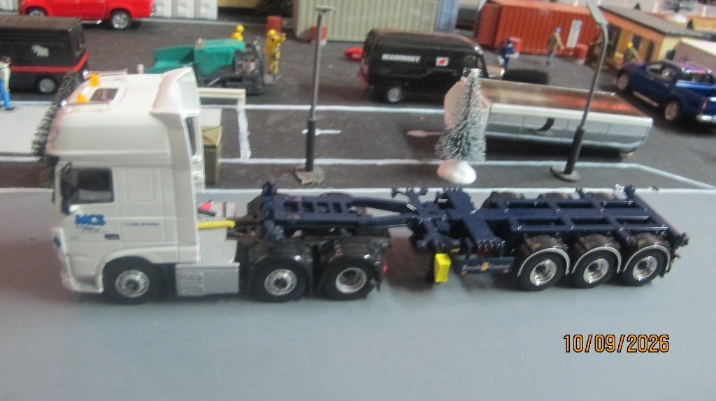 WSI Daf MCS + Bunnik Creations Container Chassis Z.G.A.N., Ophalen of Verzenden, Zo goed als nieuw, Bus of Vrachtwagen, Wsi