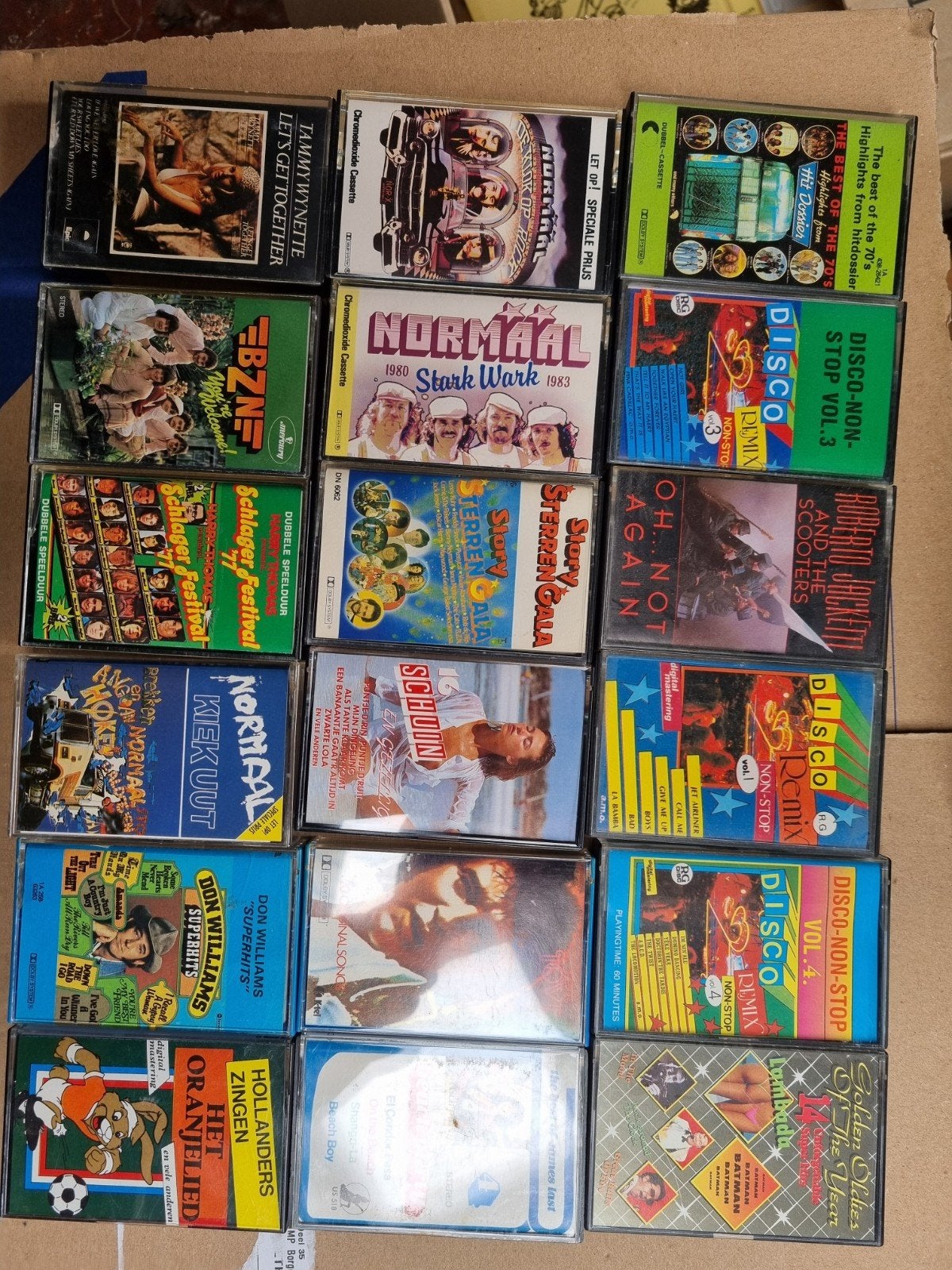 Cassettebandjes van Elvis tot Normaal. Vintage, Alle leeftijden, Ophalen of Verzenden