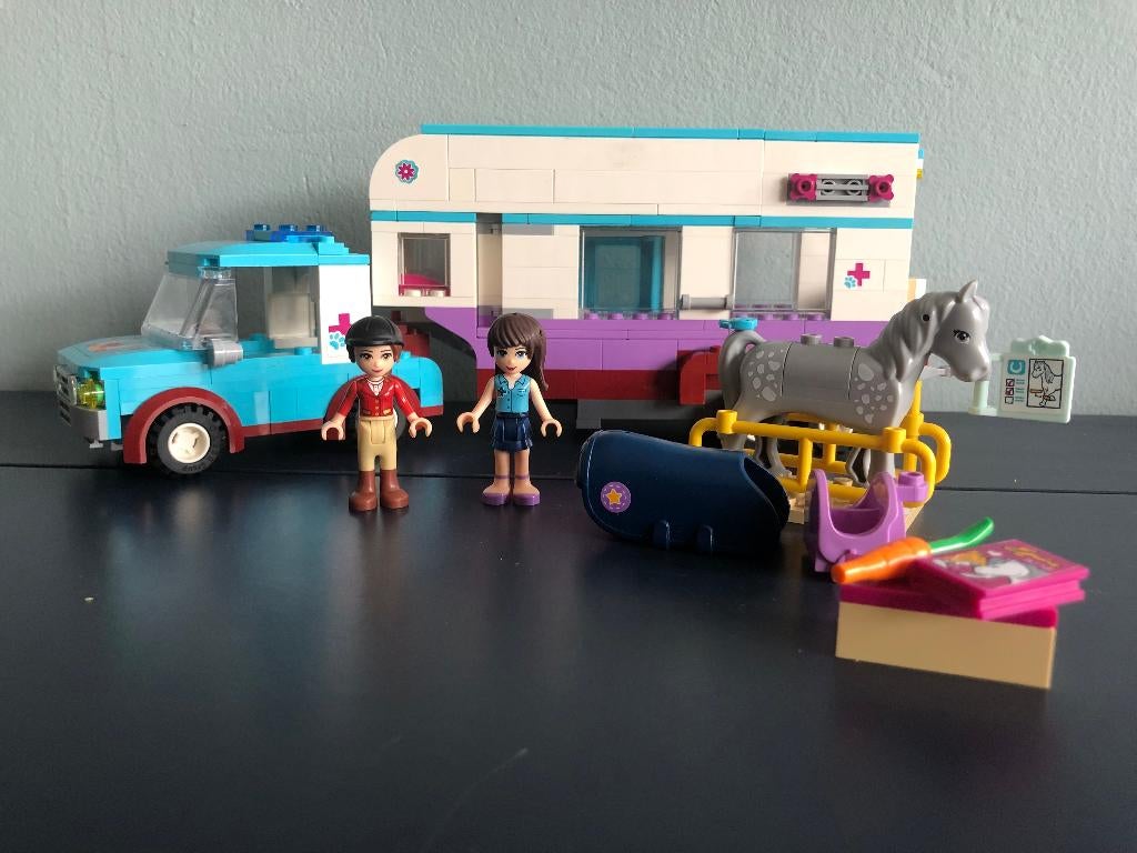 Lego Friends : Paardendokter Trailer - 41125, Compleet, Lego, Friends, Ophalen of Verzenden