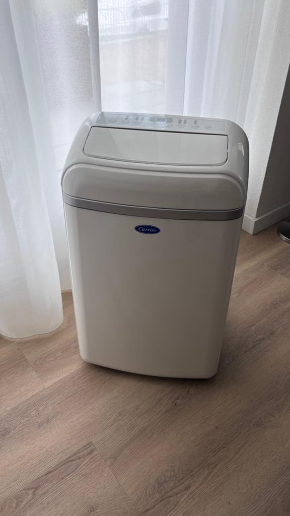 Mobiele airco - Carrier | 3,5 kW | 35 m2 | Afvoerslang, Ophalen, Verwarmen, Minder dan 60 m³, 3 snelheden of meer