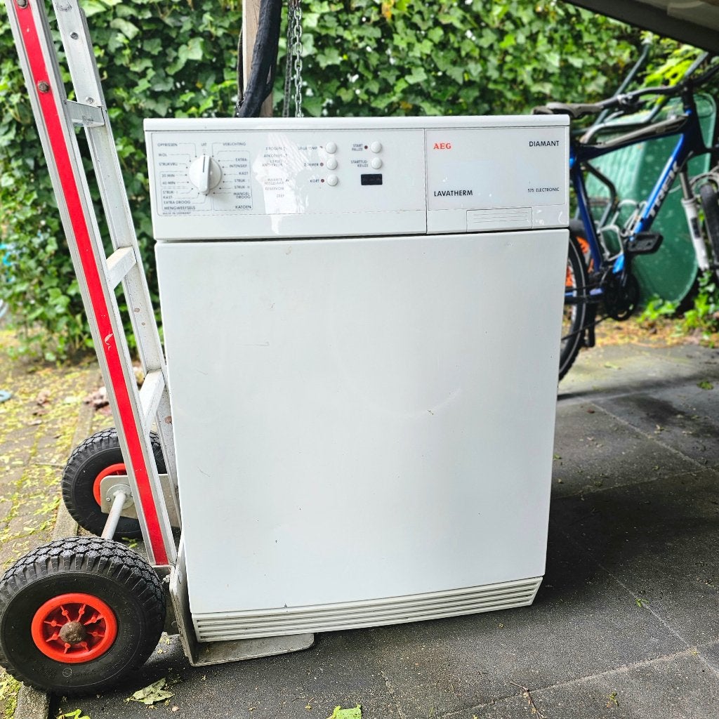 AEG Wasdroger, Witgoed en Apparatuur, Wasdrogers, Ophalen, Gebruikt, Voorlader, 85 tot 90 cm