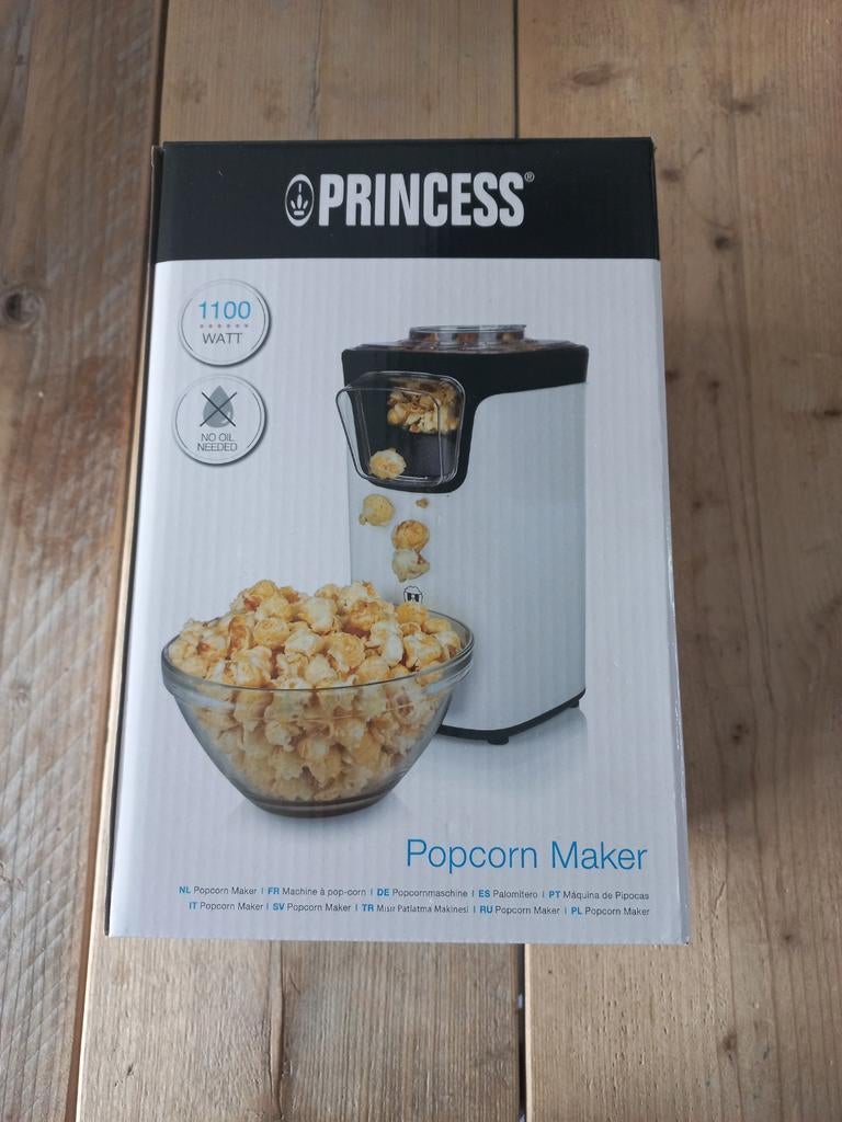 Princess Popcorn Maker, Witgoed en Apparatuur, Keukenmixers, Nieuw, 1 snelheid, Ophalen of Verzenden