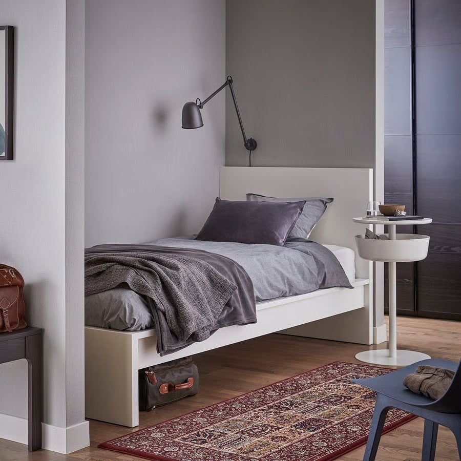 Eenpersoons bed ikea Malm wit incl lattenbodem en evt matras, Huis en Inrichting, Slaapkamer | Bedden, Ophalen, Eenpersoons, Wit