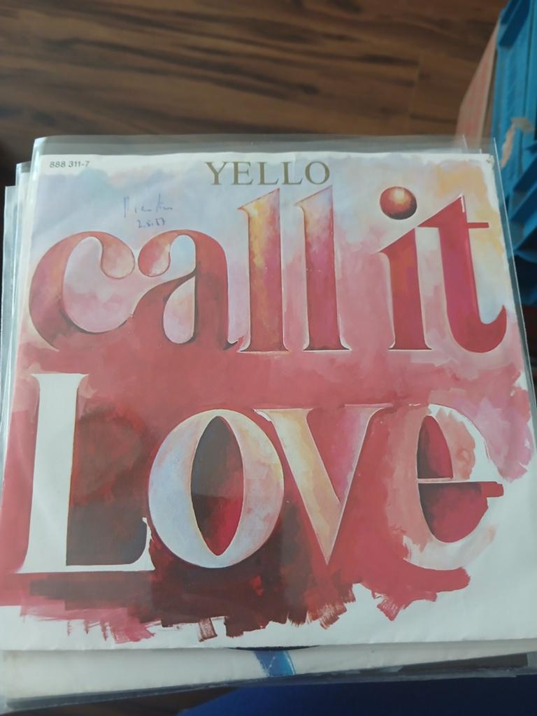 YELLO call it love / l ' hotel 1987 DUITSLAND, Ophalen of Verzenden, Zo goed als nieuw, Pop