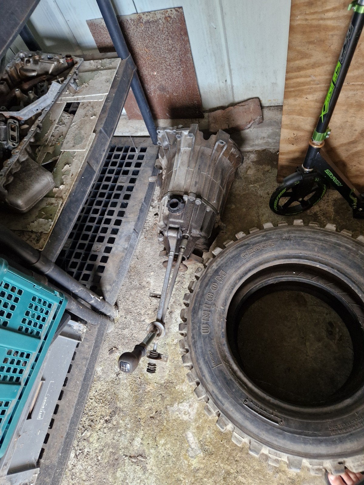 m90 versnelingsbak, Ophalen
