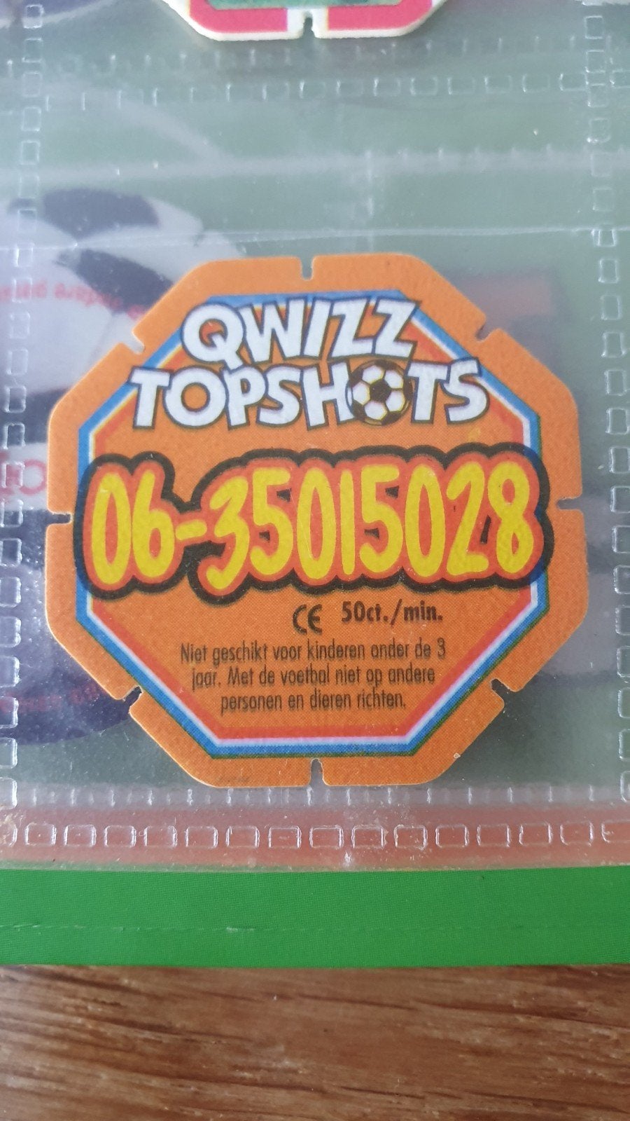 Qwizz Topshots Flippo oranje croky quizvraag 1 in goeie staa, Verzenden, Joker, Losse flippo's