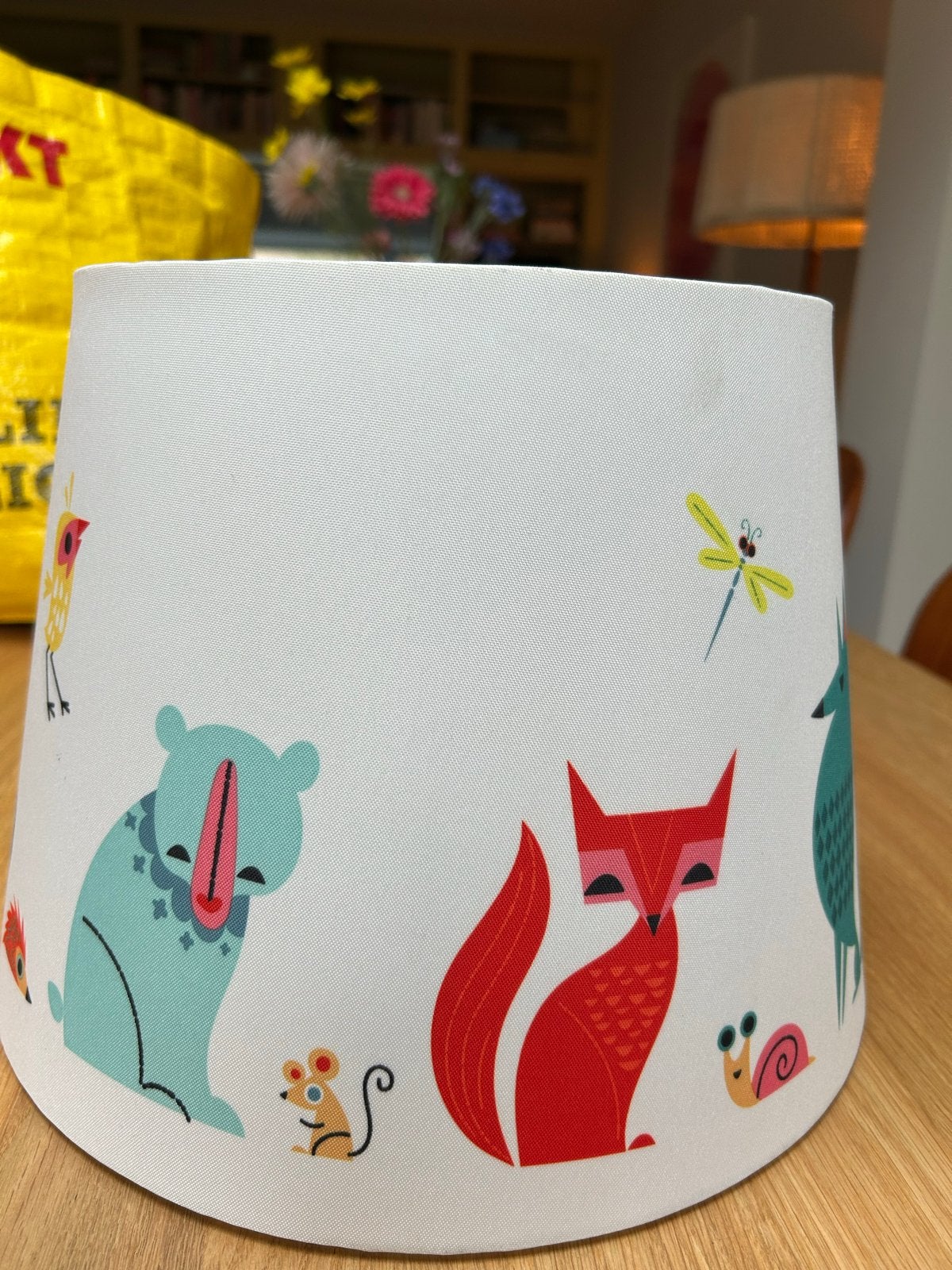 IKEA Dieren Lampenkap - Kinderkamer, Ophalen, Gebruikt, Rond, Textiel