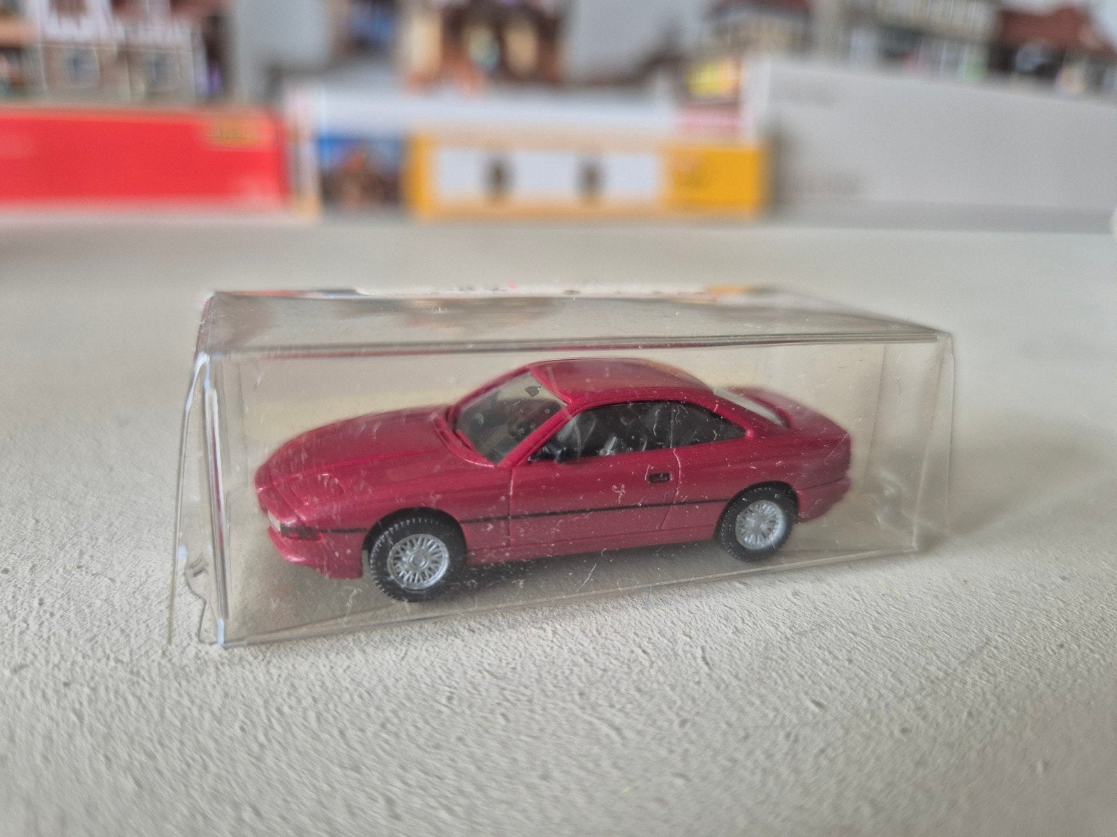 BMW 850i Herpa 1:87 H0 in originele verpakking, Ophalen of Verzenden, Zo goed als nieuw, Auto