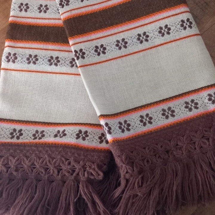 vintage gordijn jaren 70, Ophalen of Verzenden, Rechthoek