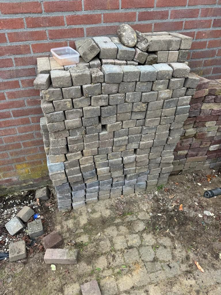 Coppelstones 10x10x6cm - Gebruikte betonklinkers, Ophalen, Gebruikt, Klinkers, Minder dan 5 m²