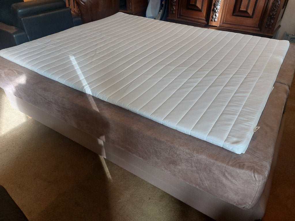 2x Ikea Sultan boxspring met topper ( 501164), Ophalen, Tweepersoons, 180 cm