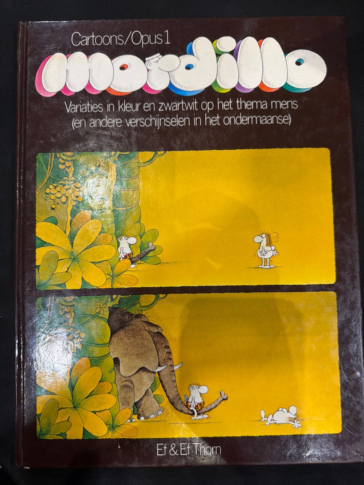 Mordillo Cartoons/Opus 1 - Variaties in kleur en zwartwit, Eén stripboek, Ophalen of Verzenden, Gelezen