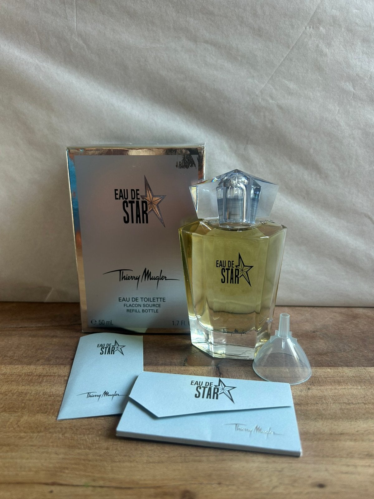 Thierry Mugler - eau de star 50ml edt refill, Sieraden, Tassen en Uiterlijk, Uiterlijk | Parfum, Ophalen of Verzenden, Nieuw