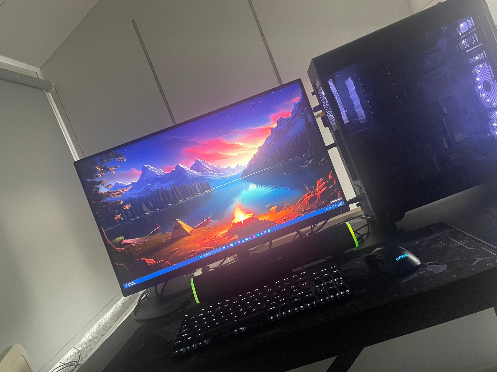 Gaming pc amd ryzen 5 5600, radeon 7600 8gb, 32 GB, Zo goed als nieuw, Gaming, SSD