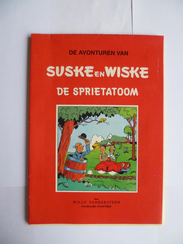 SUSKE EN WISKE MINI UITGAVE"DE SPRIETATOOM"UIT 1996, Willy Vandersteen, Eén stripboek, Ophalen of Verzenden, Zo goed als nieuw
