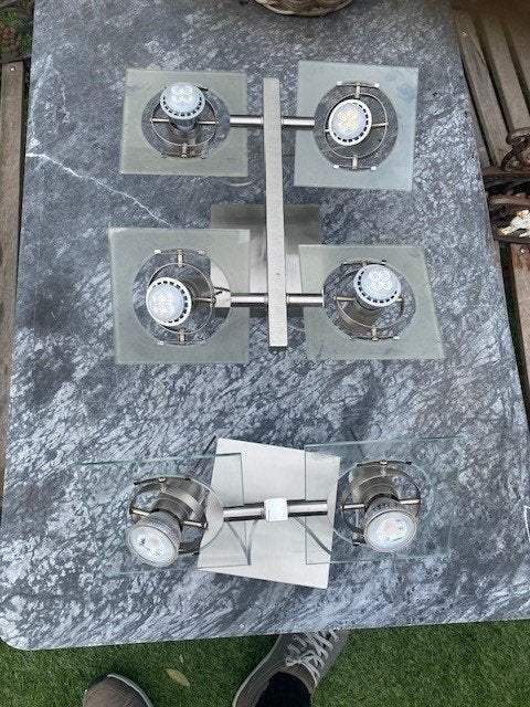 2 IKEA Fuga Plafondlampen, IKEA, Ophalen, Gebruikt, Plafondlamp