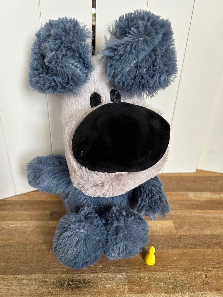 Woezel pluche knuffel 30 cm Bambolino Toys, Cs1@lol-distribution.com, Blauw, Wasbaar, Zo goed als nieuw
