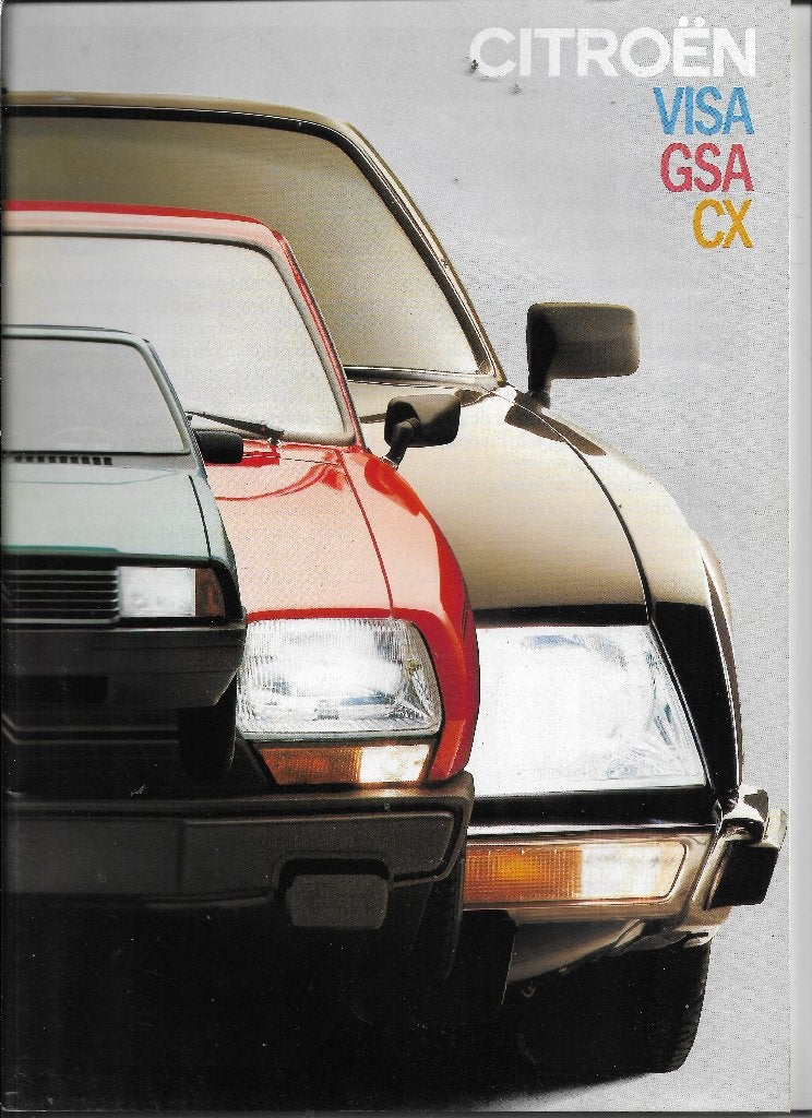 Uitgebreide brochure CITROËN Visa - GSA - CX, 1982 (NL)., Nieuw, Ophalen of Verzenden, Citroën, Citroën