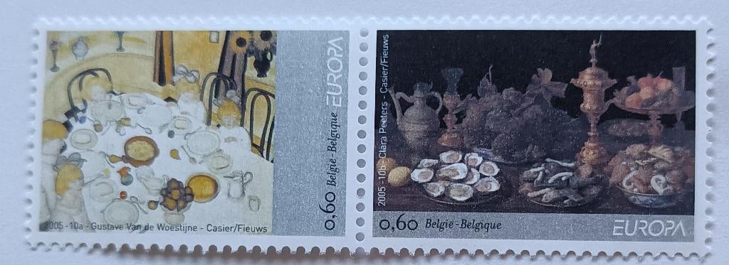 Belgie-Belgium 2006 cept 3611-12, Ophalen of Verzenden, Postfris, Orginele gom