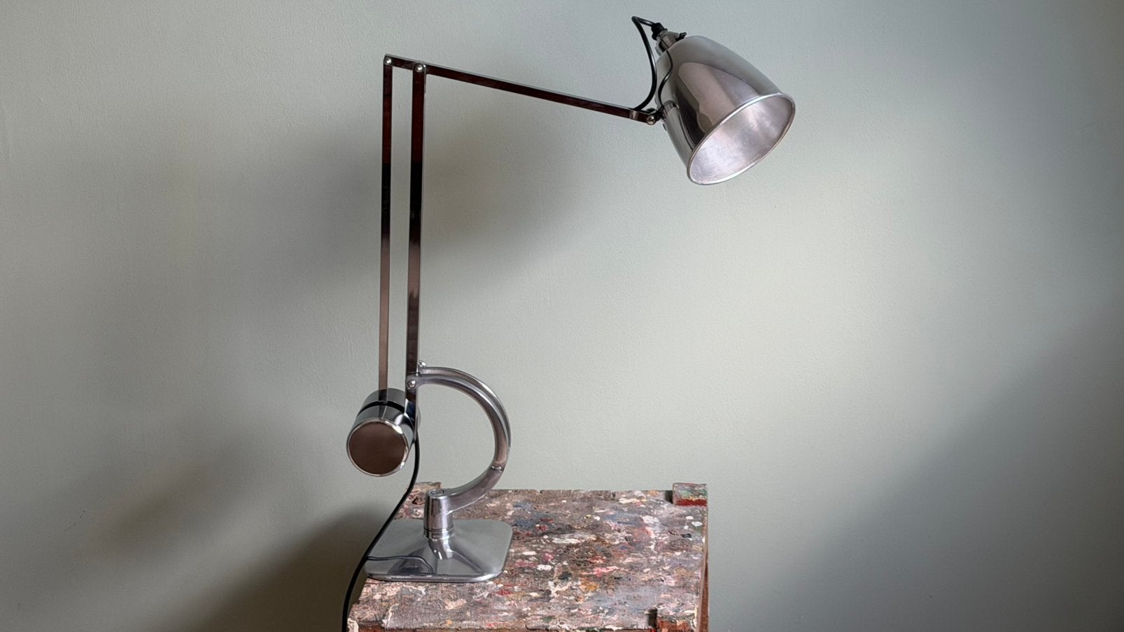 Vintage Hadrill & Horstmann bureaulamp tafellamp art deco, Bureaulamp, Art deco, NB, Ophalen of Verzenden
