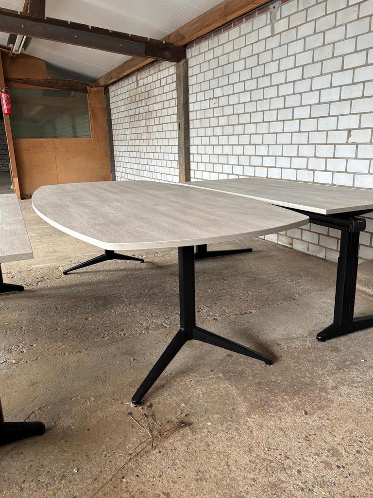Kantoor inrichting, Huis en Inrichting, Tafels | Eettafels, Ophalen, Gebruikt, 100 tot 150 cm, Tot twee personen