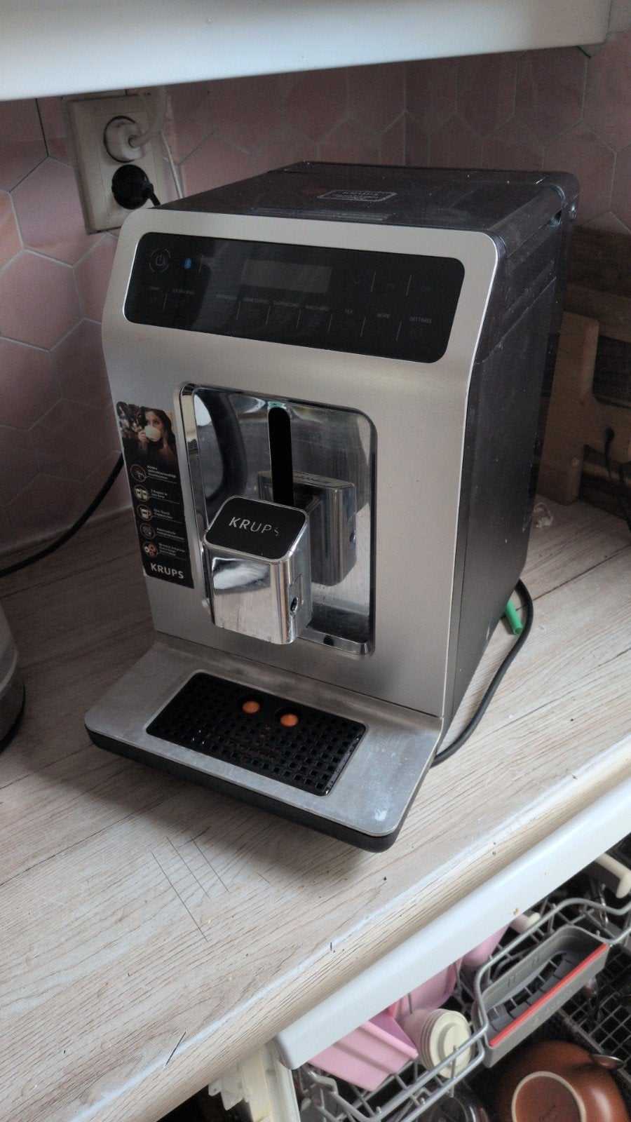 Krups smart bonen koffiezetapparaat (nieuw €499,-), Ophalen, Gebruikt, Espresso apparaat, Koffiebonen