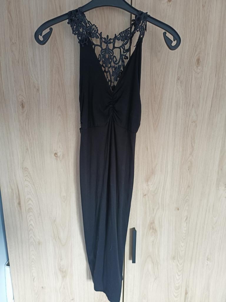 Mooie Zwarte Sexy Jurk - Maat XS/S, Zwart, Nieuw, Ophalen of Verzenden, Boven de knie
